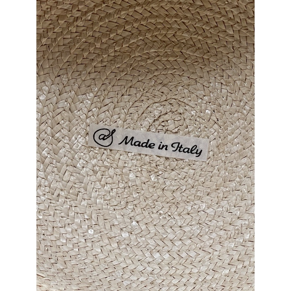 Betmar Classic‎ Brim Straw Hat With Flower Made In Italy - Picture 7 of 10
